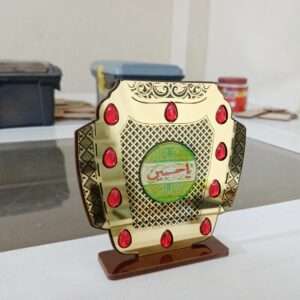 Bakhtar Showpiece Golden Acrylic